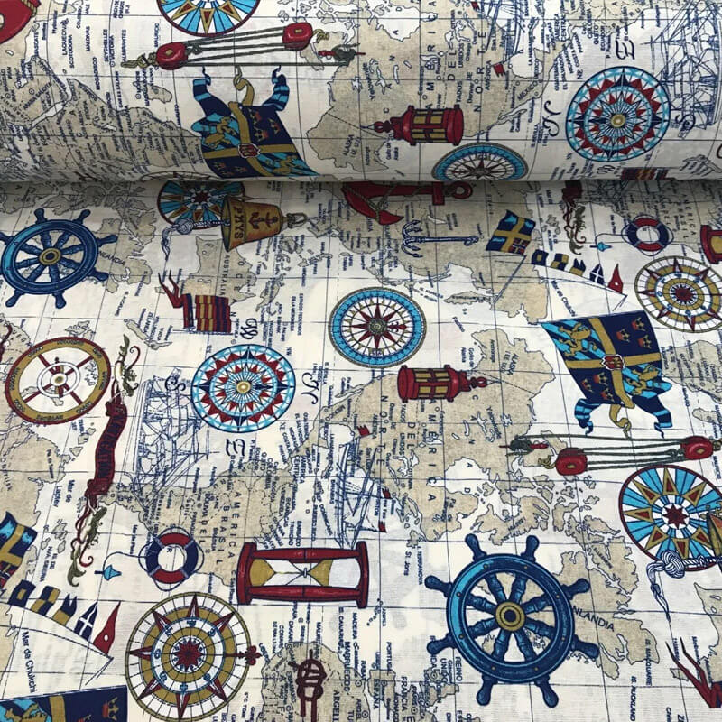 Kanvas audums 140cm | 230g/m² – jūra