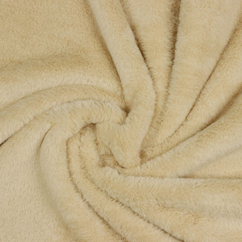 Mākslīgās kažokādas audums 155cm | 320g/m² - 003 bēšs