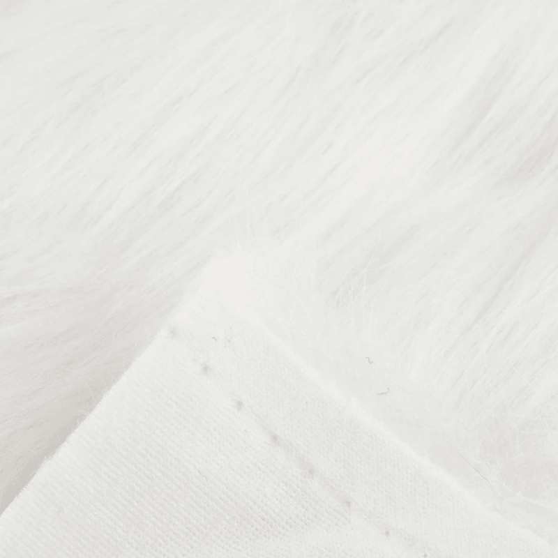 Faux fur fabric 160cm | 385g/m² - white