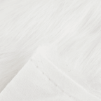 Faux fur fabric 160cm | 385g/m² - white