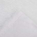 Mākslīgās kažokādas audums 165cm | 270g/m² - balts