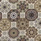 Cotton fabric 160cm | 130g/m² – brown tones