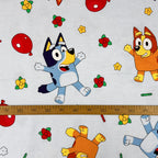 Cotton fabric 220cm | 146g/m² – Bluey
