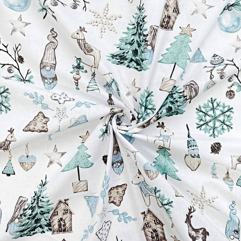 Cotton fabric 160cm | 130g/m² – Christmas