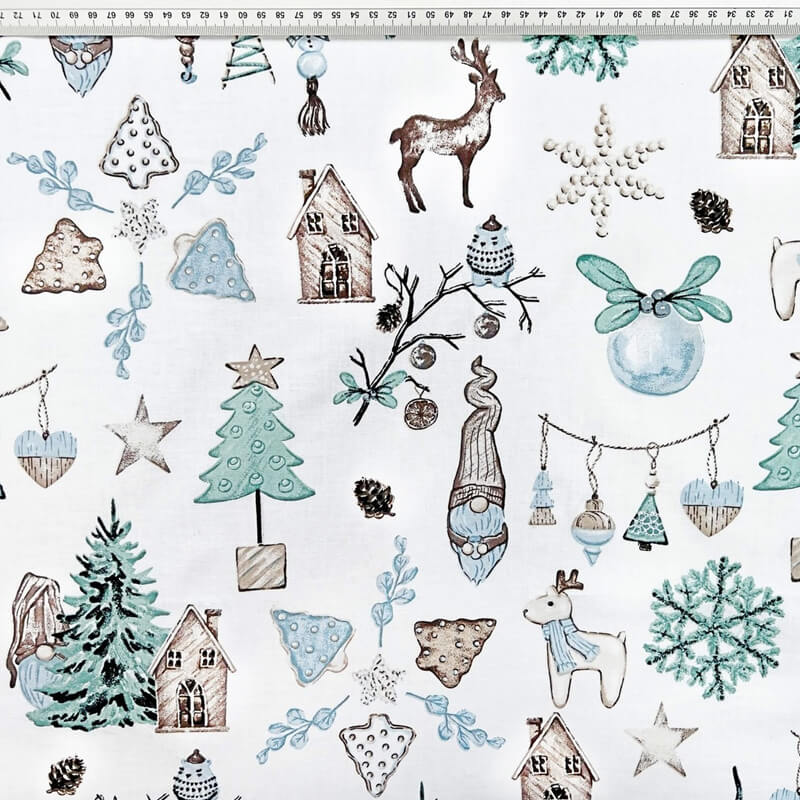 Cotton fabric 160cm | 130g/m² – Christmas