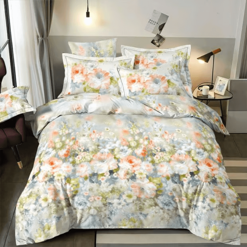 100% kokvilnas audums 220cm | 130g/m² – pludināti ziedi