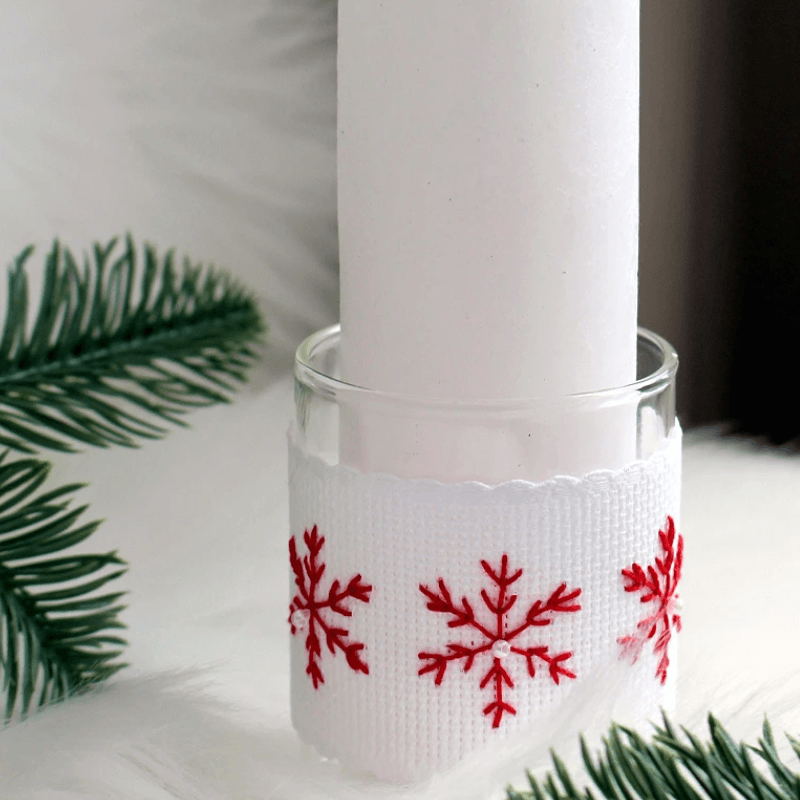 Fabric ribbons for embroidery