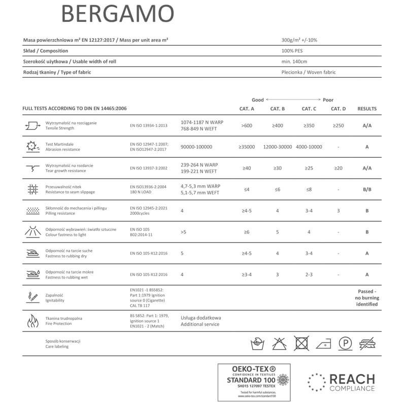 Furniture fabric Bergamo