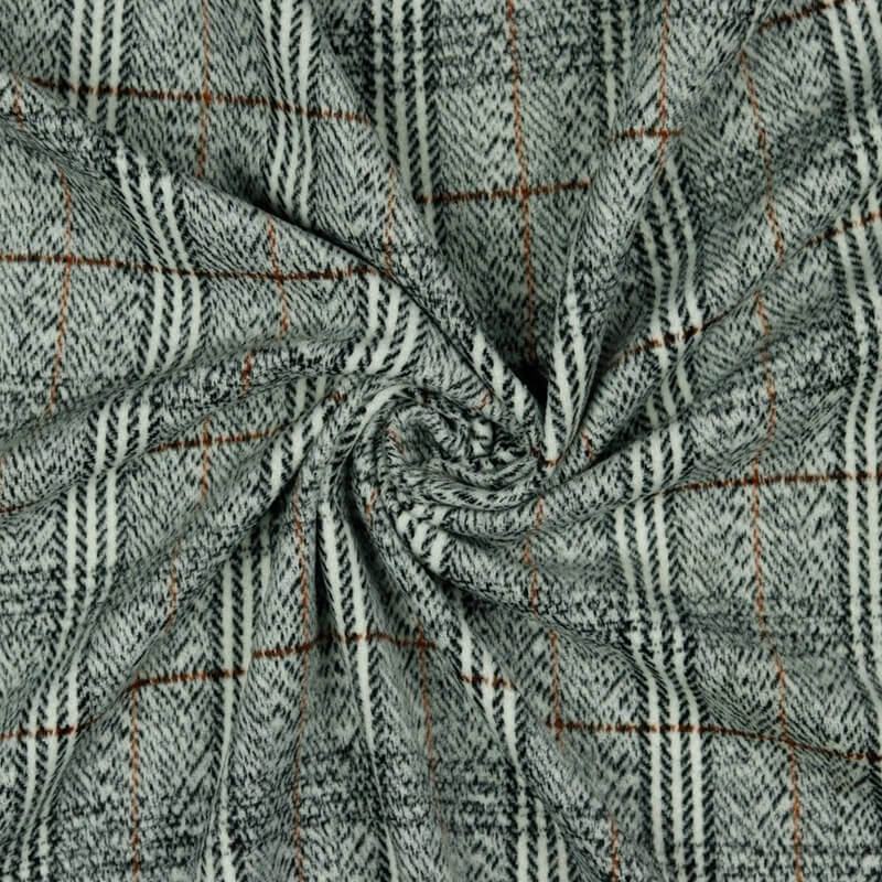 Last season's coat fabric - check -39%