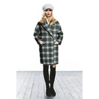 Last season's coat fabric - plaid -12%