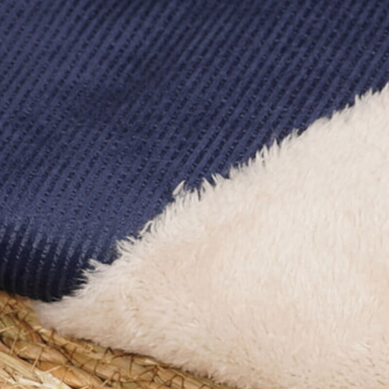 Mēteļa audums 140cm | 400g/m² Teddy - 003 tumši zils