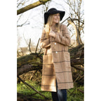 Last season's coat fabric – check -19%