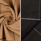 Mēteļu audums 147cm | 470g/m² – Rūts