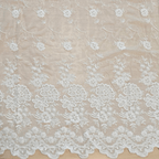 Embroidered lace fabric 130cm