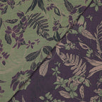 Muslina audums 140cm - 001 violets ar zaļu