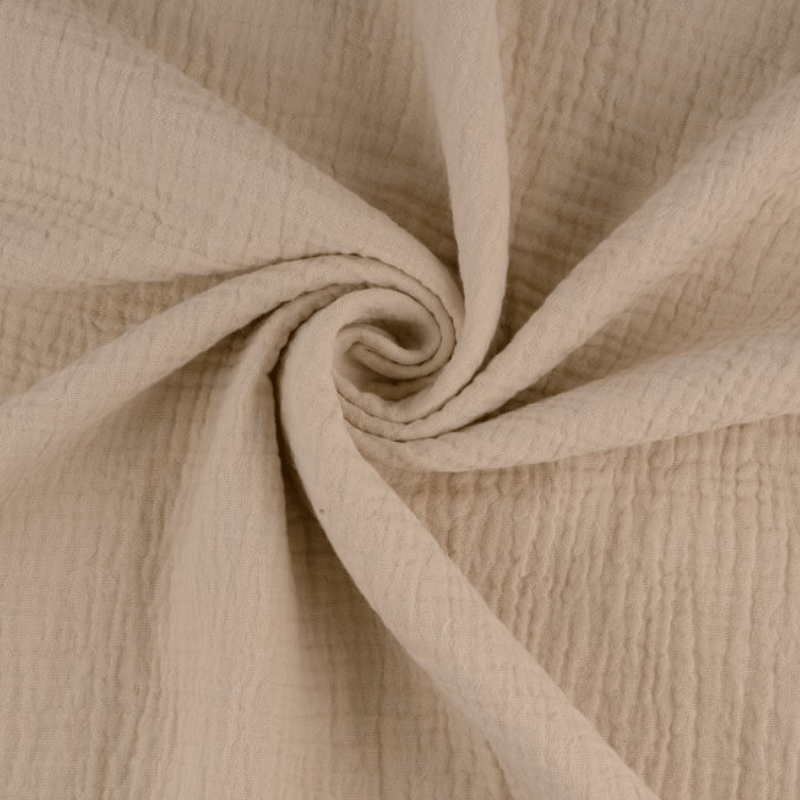 Vienkrāsains muslina audums 150cm | 120-135g/m²