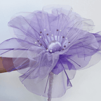 Organzas audums 47cm – melns