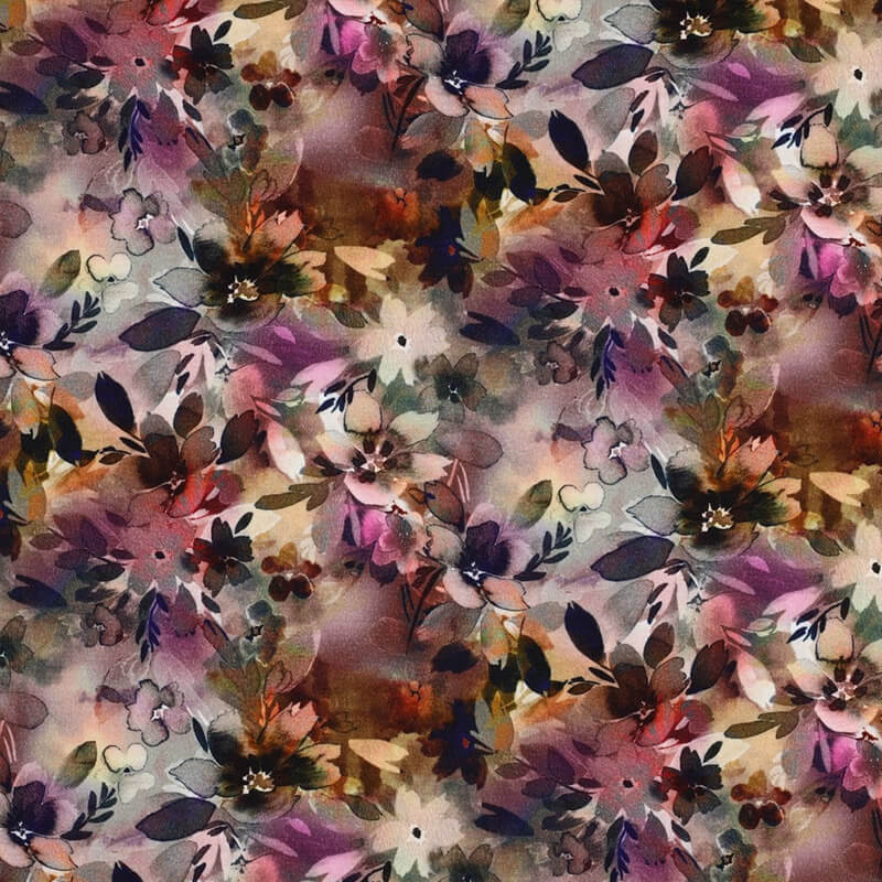 Knitted fabric 150cm | 300g/m² – flowers
