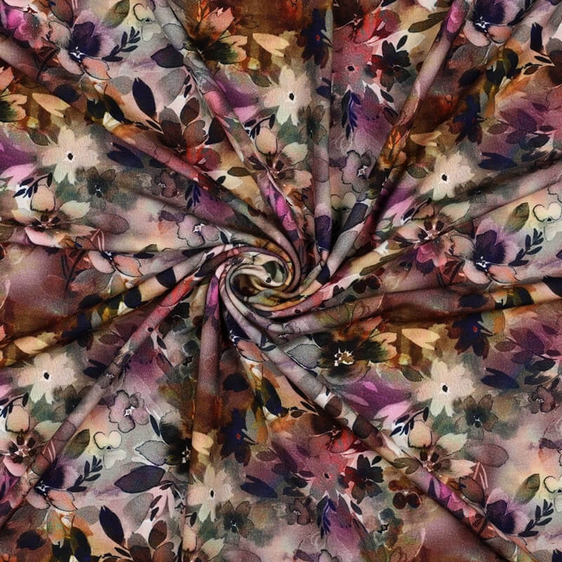 Knitted fabric 150cm | 300g/m² – flowers