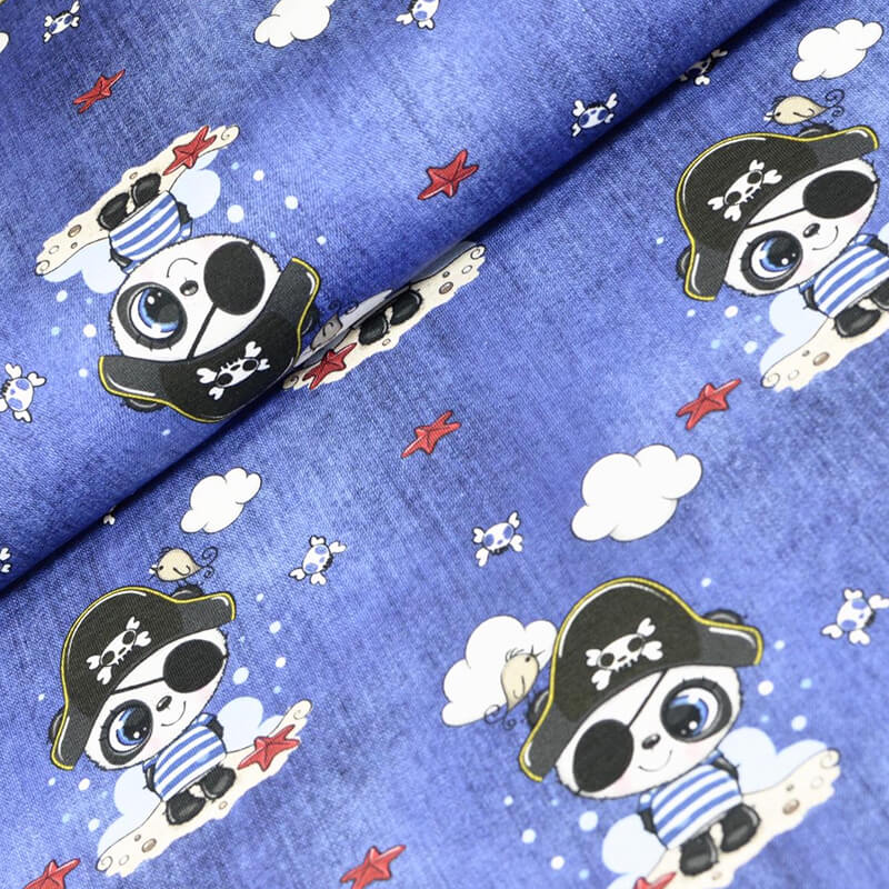 Knitted fabric 150cm | 210g/m² – Pirate - denim blue