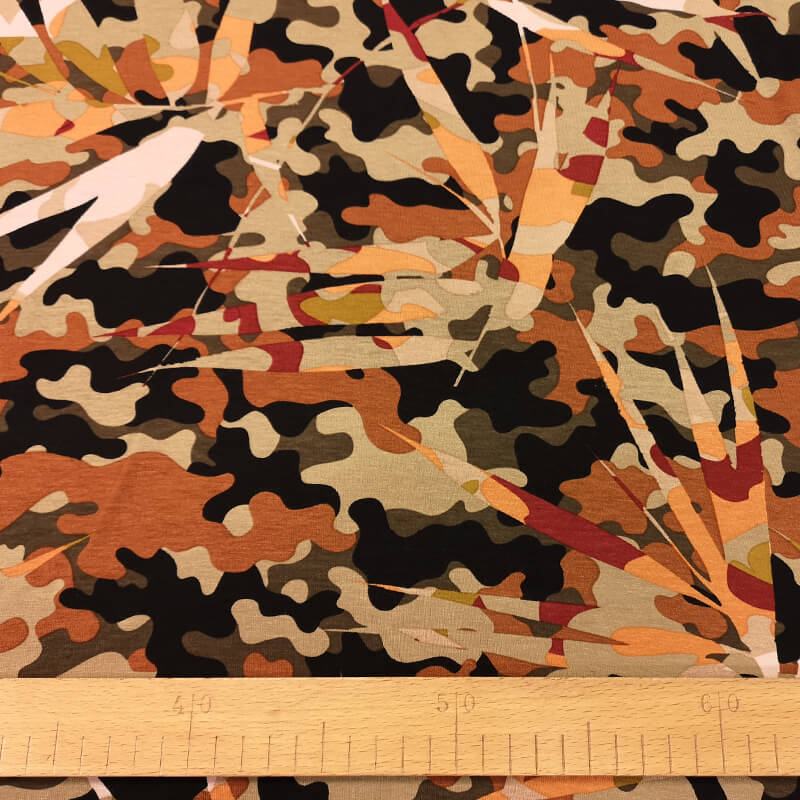 Viscose knit fabric 150cm | 200g/m² – camouflage