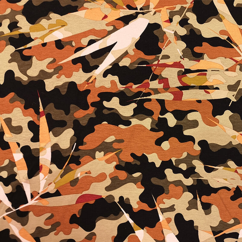 Viscose knit fabric 150cm | 200g/m² – camouflage
