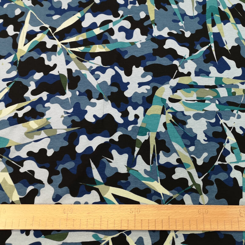 Viscose knit fabric 150cm | 200g/m² – camouflage