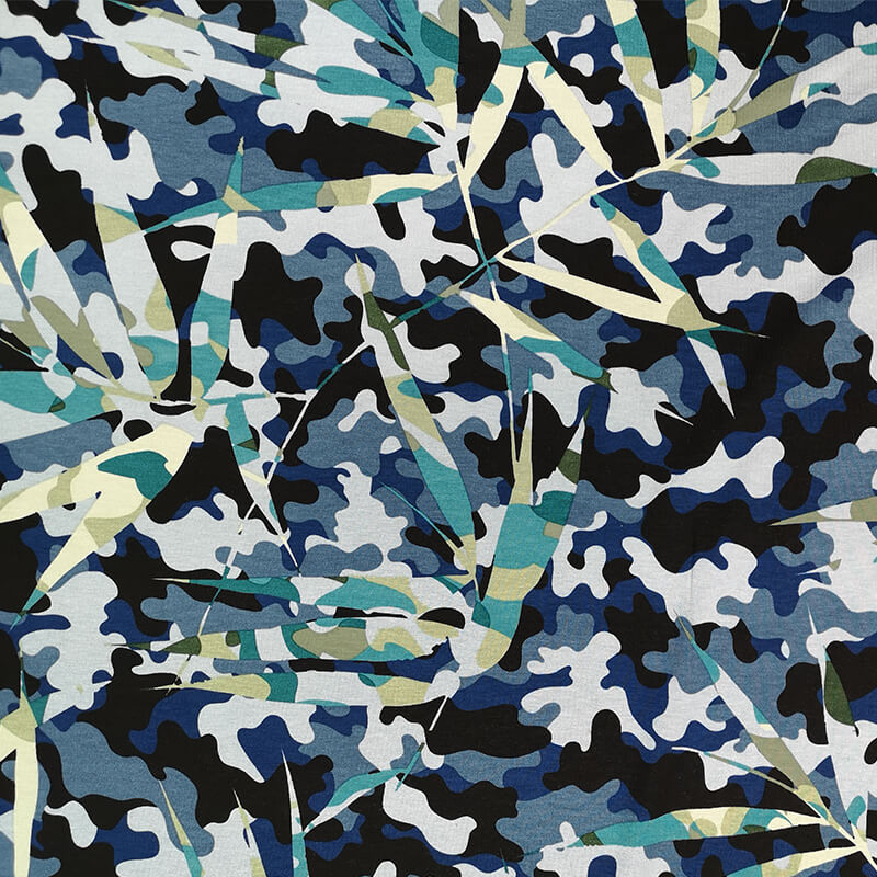 Viscose knit fabric 150cm | 200g/m² – camouflage