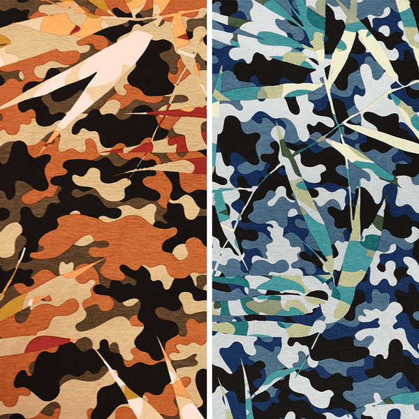 Viscose knit fabric 150cm | 200g/m² – camouflage