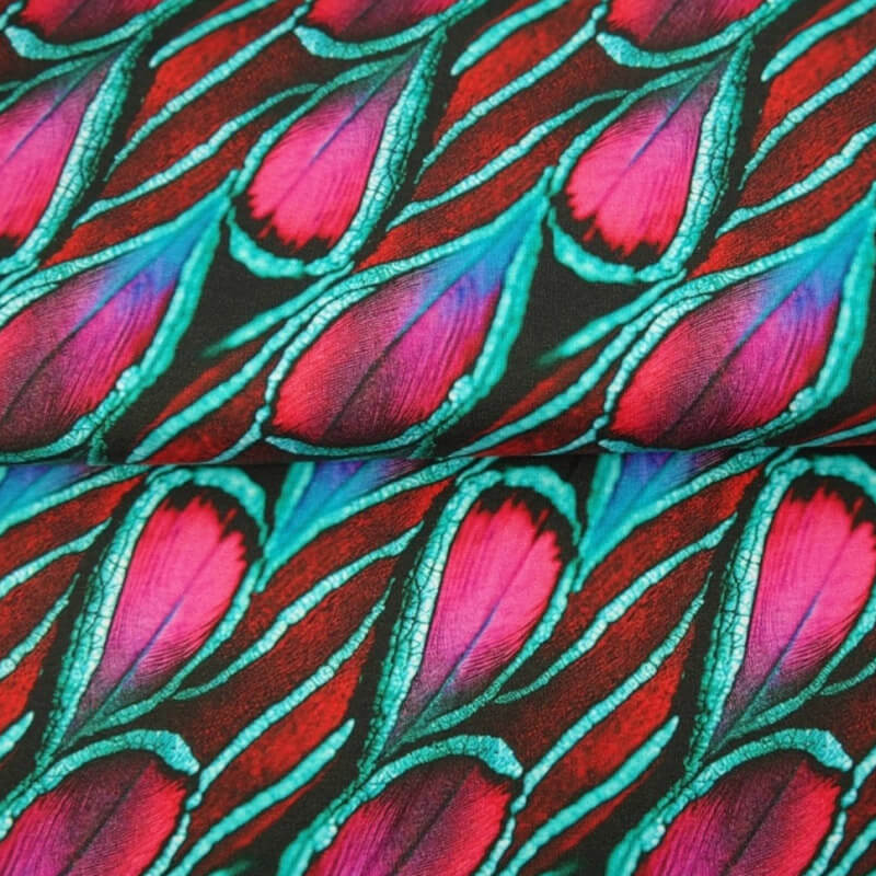 Knitted fabric 150cm | 215g/m² - feathers