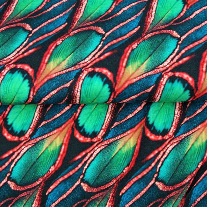 Knitted fabric 150cm | 215g/m² - feathers