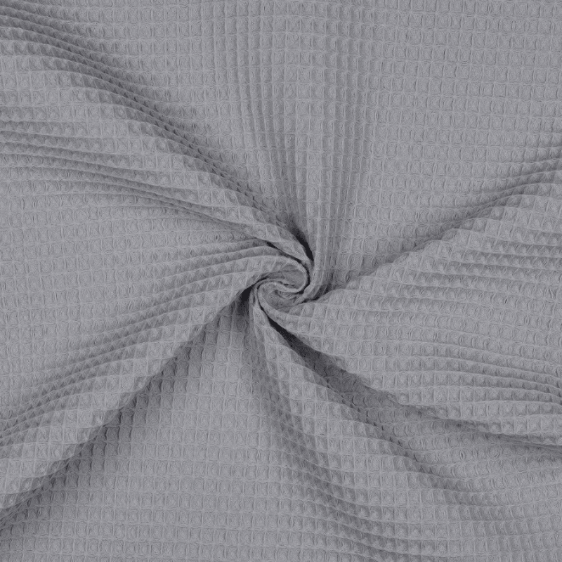 Kokvilnas vafeļaudums 150cm | 230-250g/m² - 003 pelēks