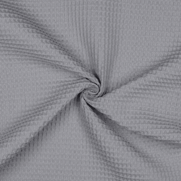 Kokvilnas vafeļaudums 150cm | 230-250g/m² - 003 pelēks
