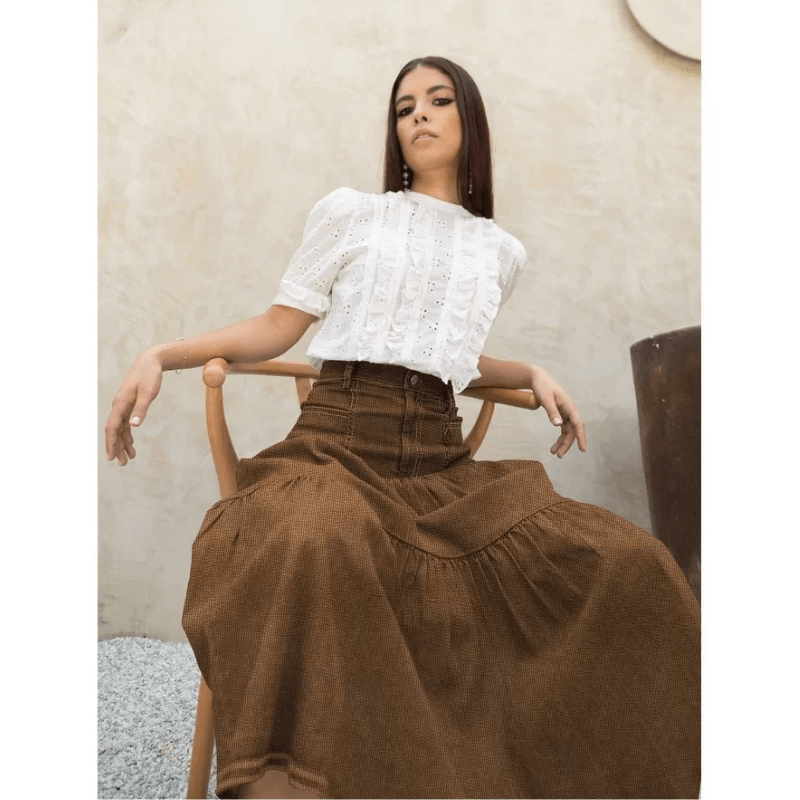 Velveta audums 145cm | 250g/m² – brūns