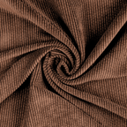 Kokvilnas velveta audums 150cm | 335g/m² - 5007 brūns