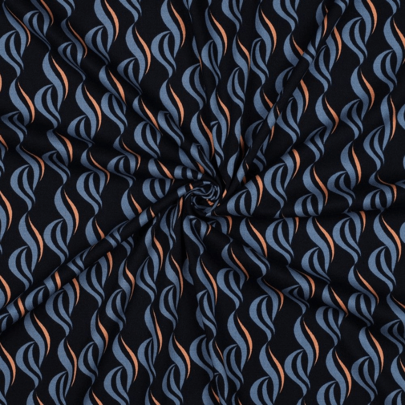 Viscose fabric with elastane 140cm | 180g/m² – abstract