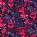Viscose fabric with elastane 140cm | 180g/m² – bright flowers