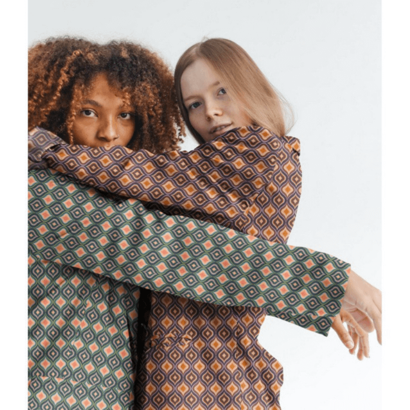 Viscose fabric with elastane 140cm | 180g/m² – geometry