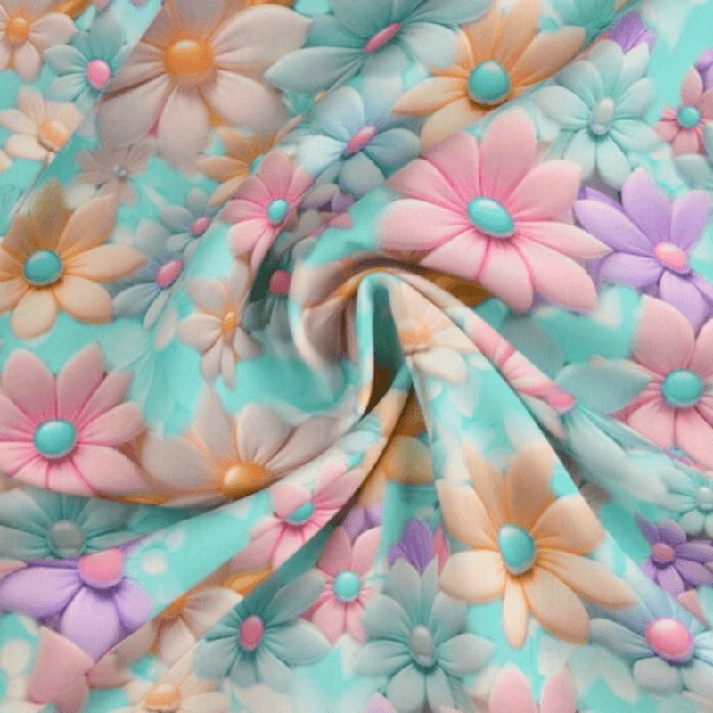 Viskozes audums 150cm | 100g/m² – ziediņi