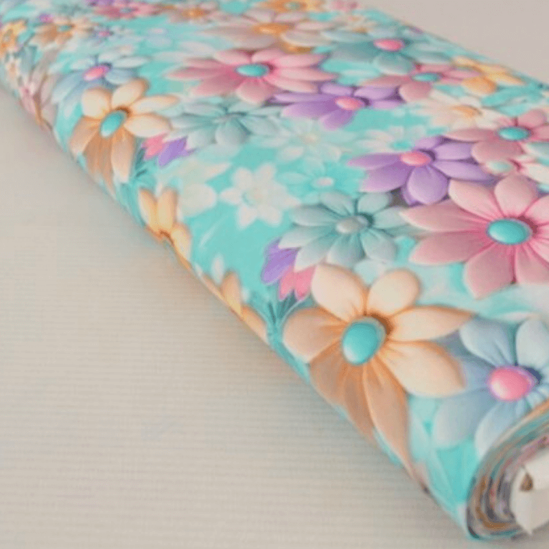 Viskozes audums 150cm | 100g/m² – ziediņi