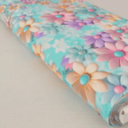 Viskozes audums 150cm | 100g/m² – ziediņi