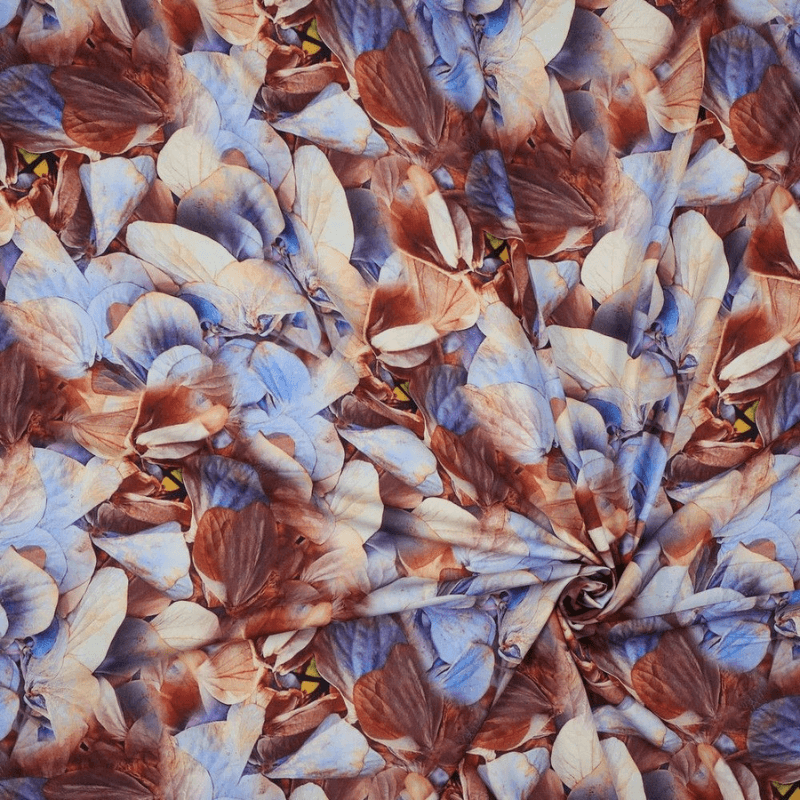 Viscose fabric 140cm | 110g/m² – leaves