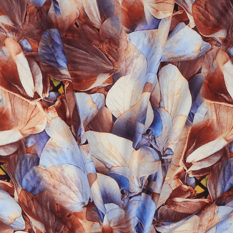 Viscose fabric 140cm | 110g/m² – leaves