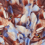 Viscose fabric 140cm | 110g/m² – leaves
