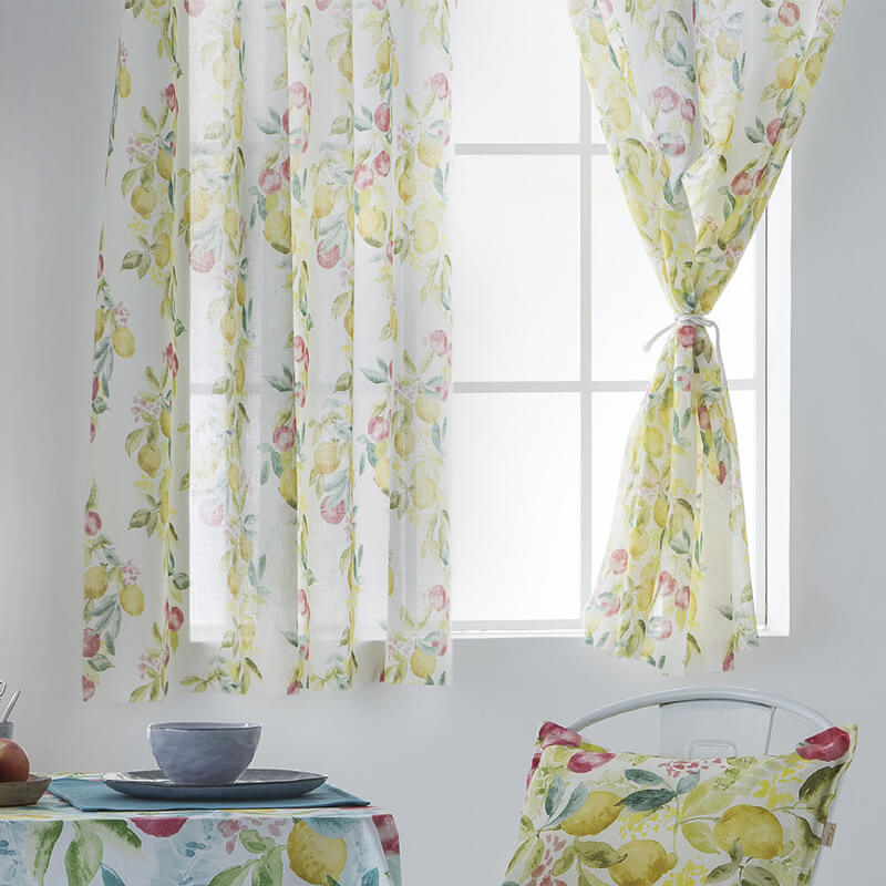Curtain fabric with lead thread 3m – lemons