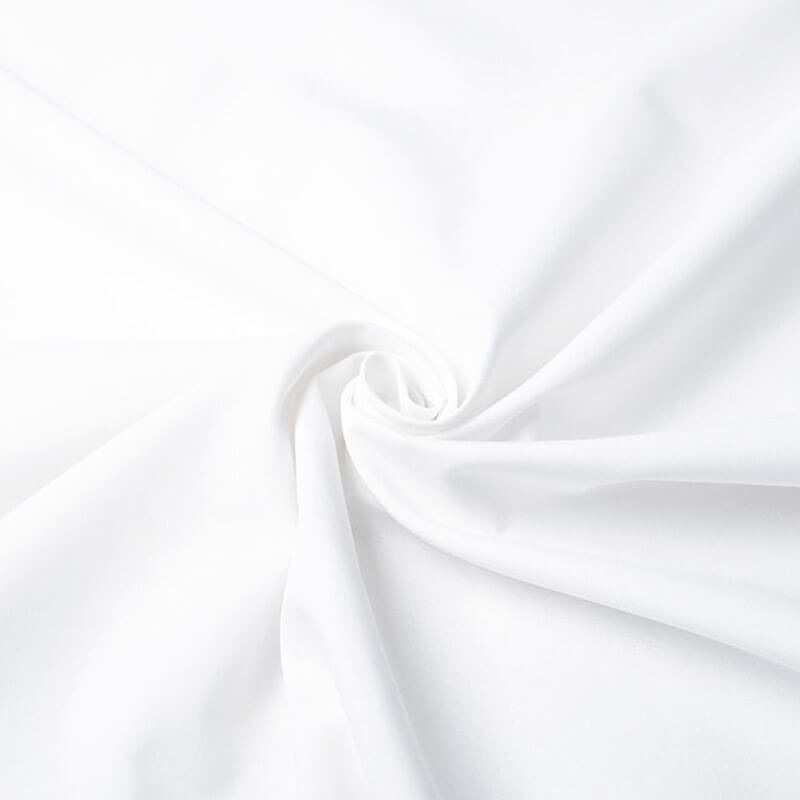 Vienkrāsains kokvilnas audums 220cm - balts