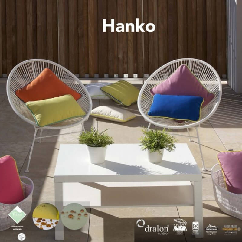Āra mēbeļu audums ar teflonu - okera dzeltens Hanko 43