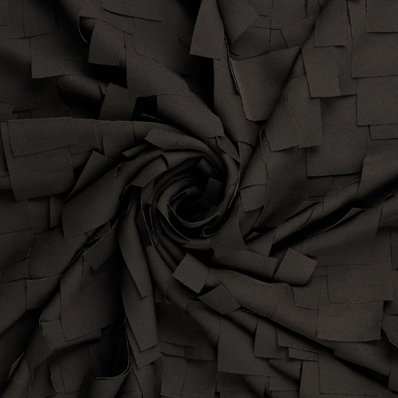 Decorative chiffon fabric 146cm | 405g/m² - black