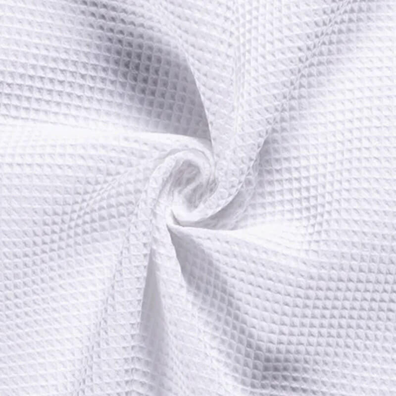 Kokvilnas vafeļaudums 150cm | 230-250g/m² - balts