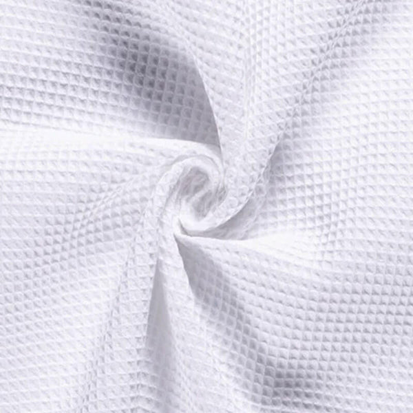 Kokvilnas vafeļaudums 150cm | 230-250g/m² - balts